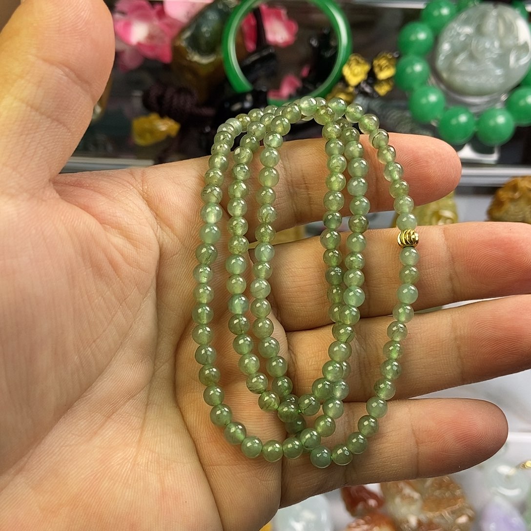 颈饰未镶嵌翡翠翡翠波链