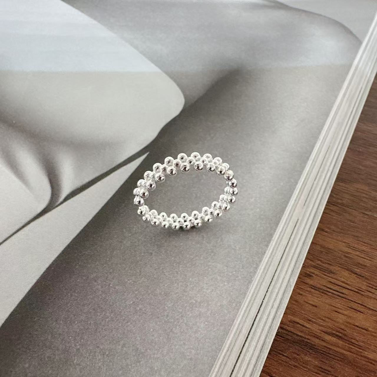 钛钢戒指 清冷感戒指