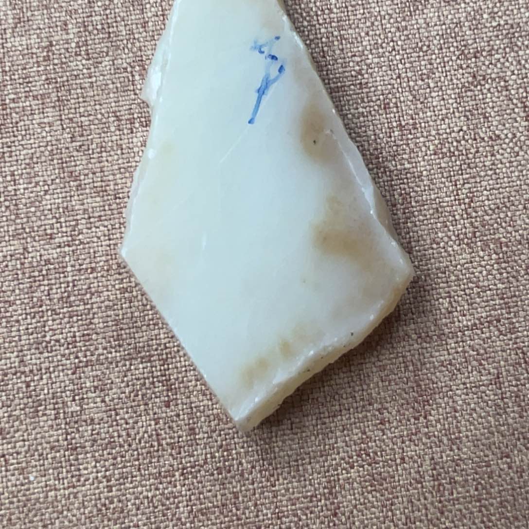 和田玉未镶嵌耳饰风*