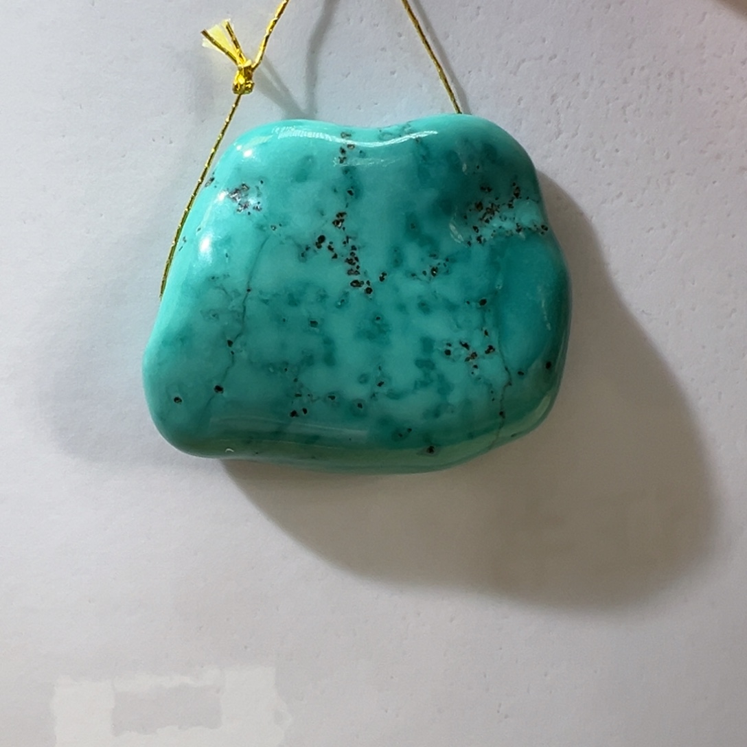 绿松石未镶嵌挂件