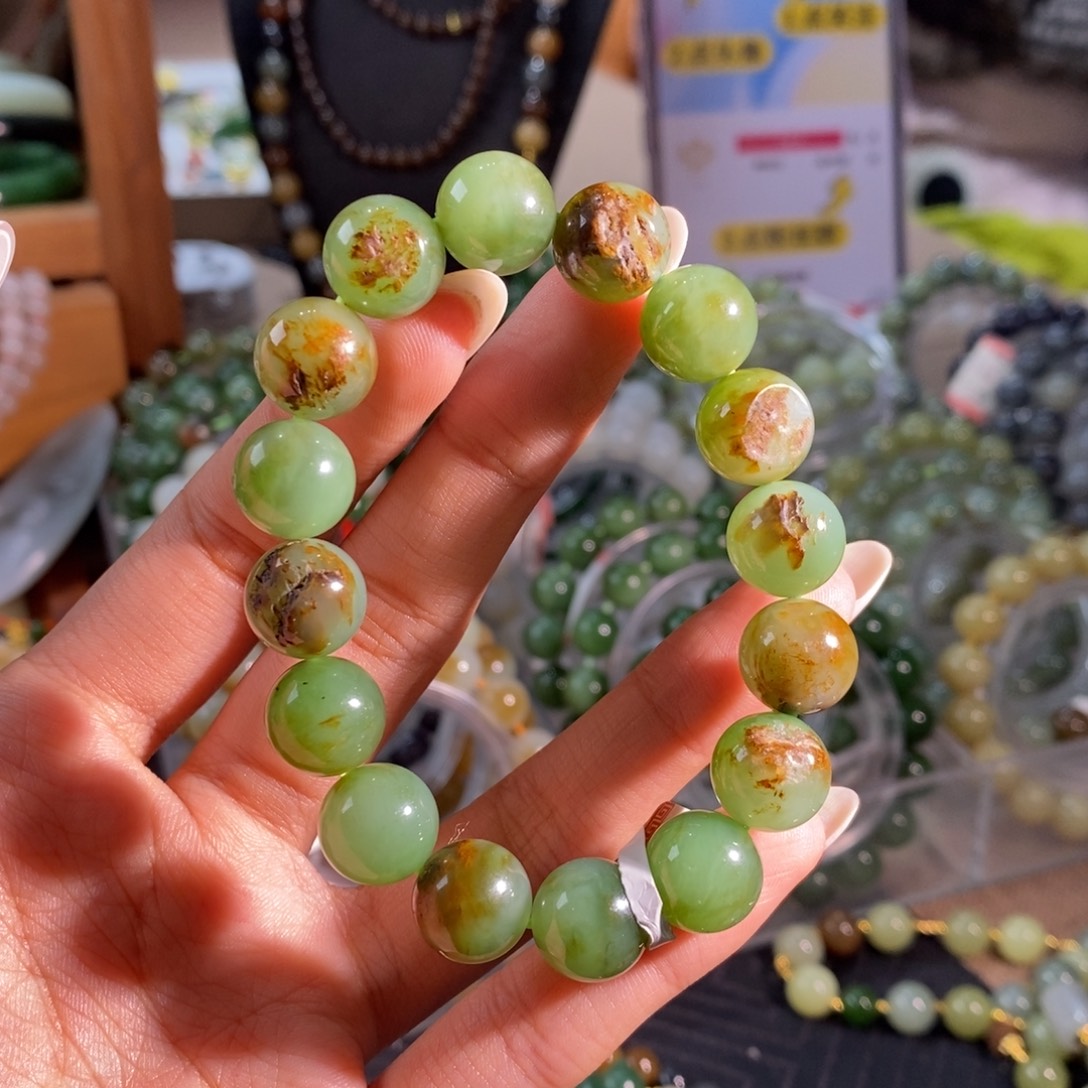 和田玉未镶嵌手链