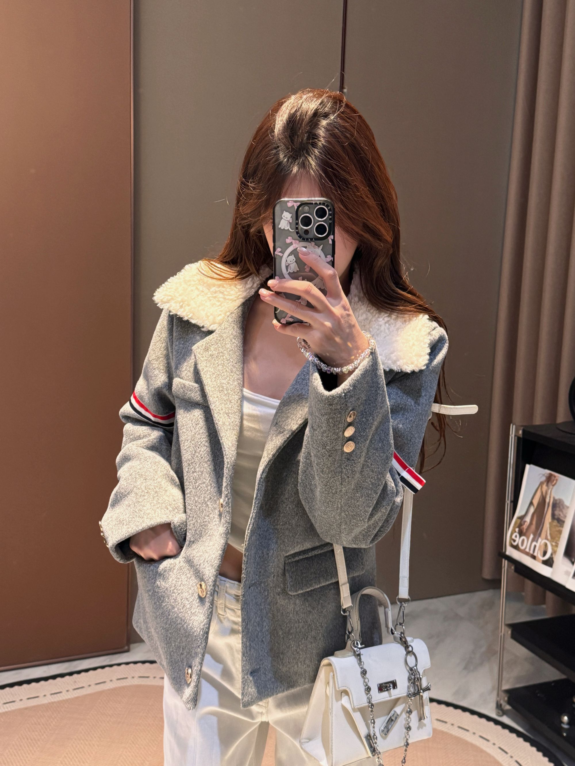 李馨儿【艾利斯顿】外套西装妮子羽绒服韩版百搭洋气外穿秋冬外套