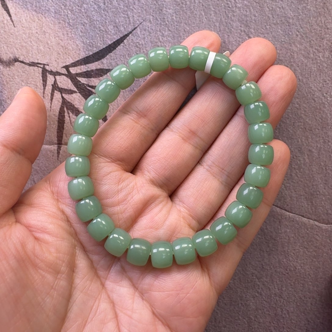 和田玉手串未镶嵌