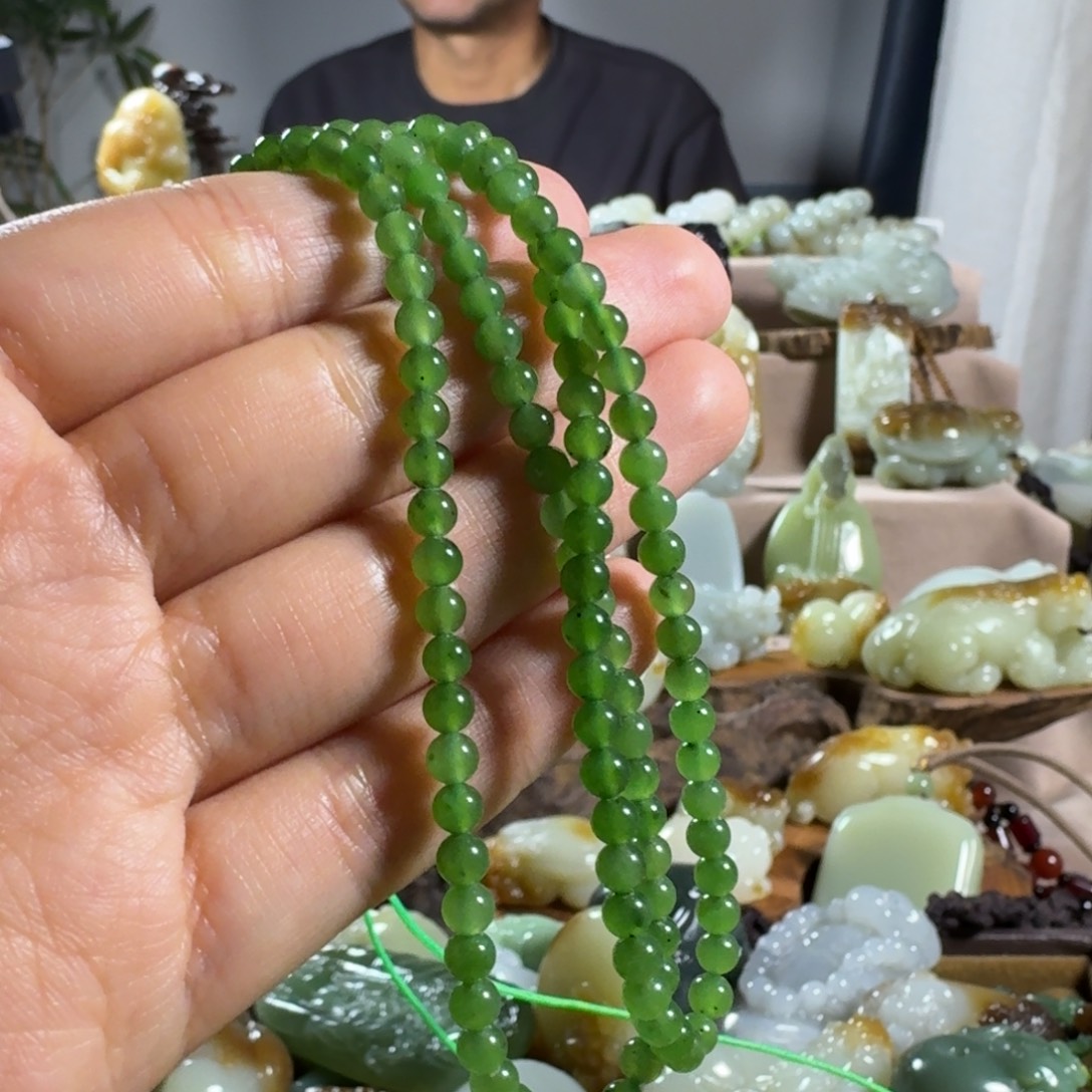 和田玉（糖玉）未镶嵌手链