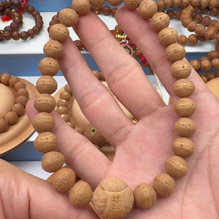 凤眼菩提手串11.5实心籽飞碟手持