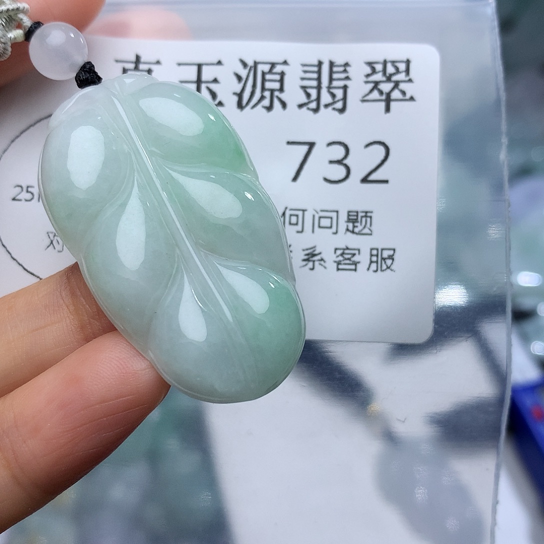 翡翠未镶嵌颈饰732
