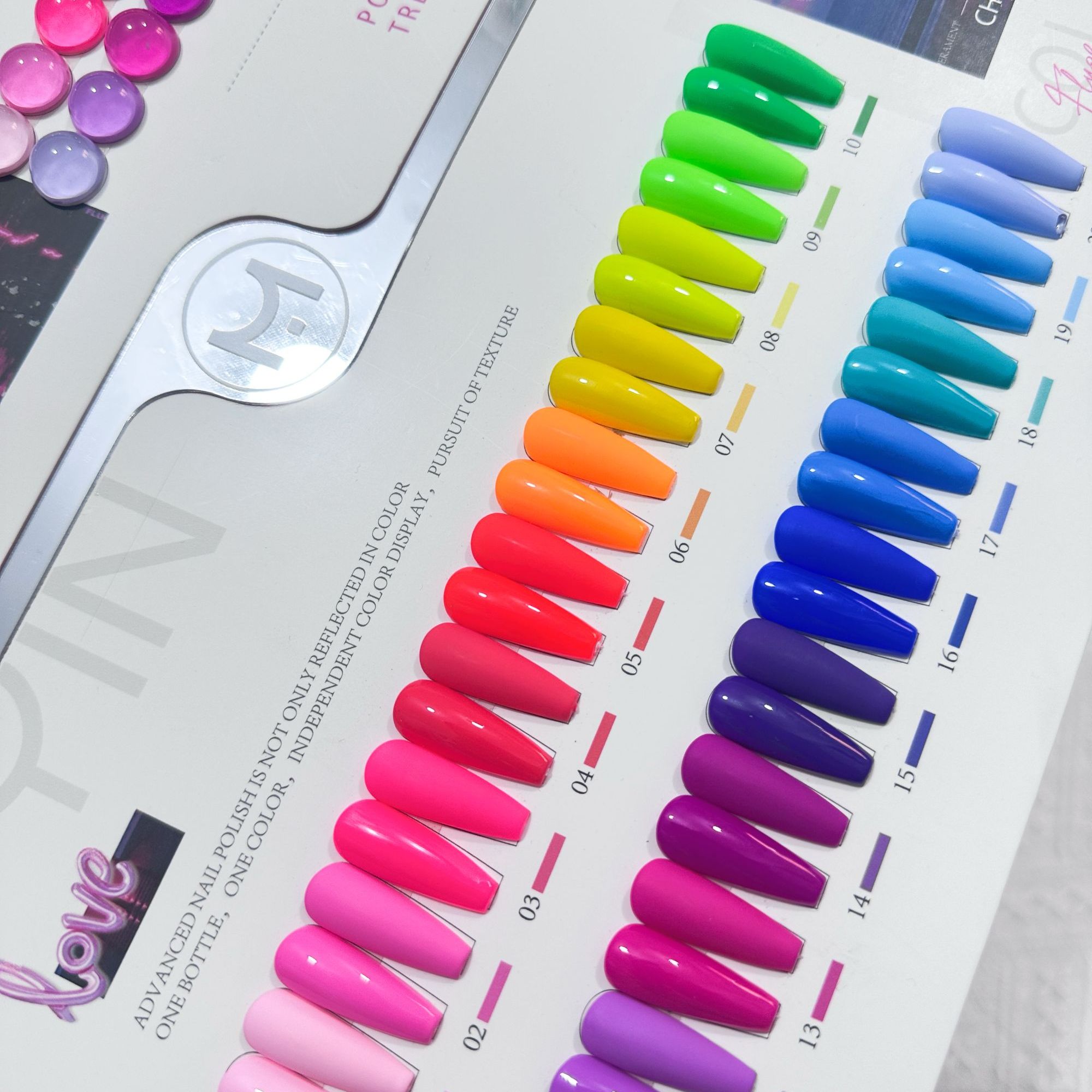 25年新款茗伊20色荧光色系列甲油胶显白美甲店系列