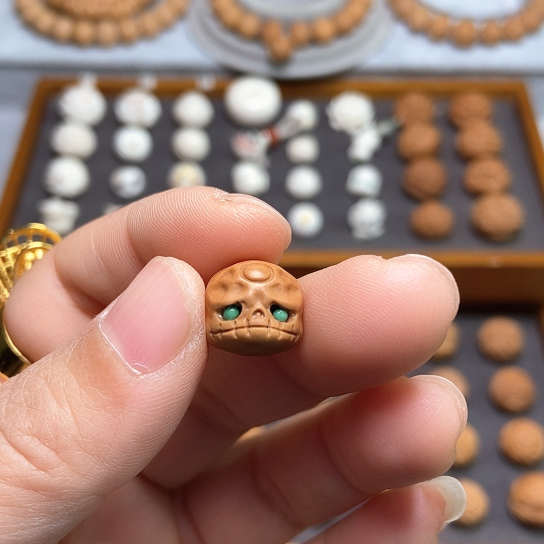 猴头核桃吊坠嘟*猴头阿呆