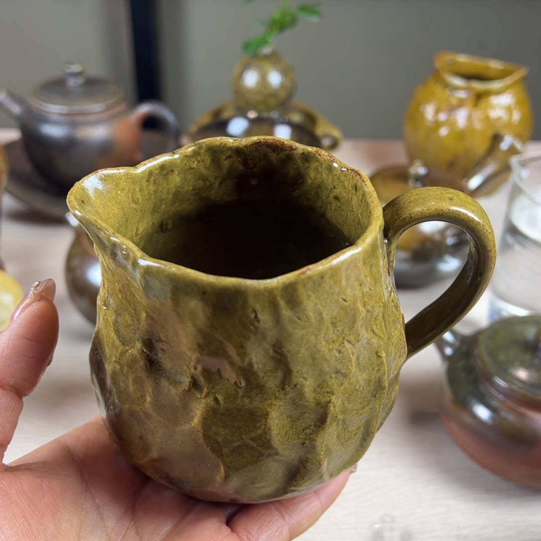 戴建水土陶 纯手工 公道杯