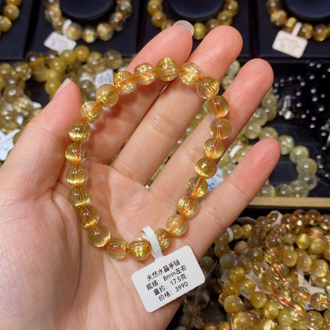 水晶手链未镶嵌手链8mm