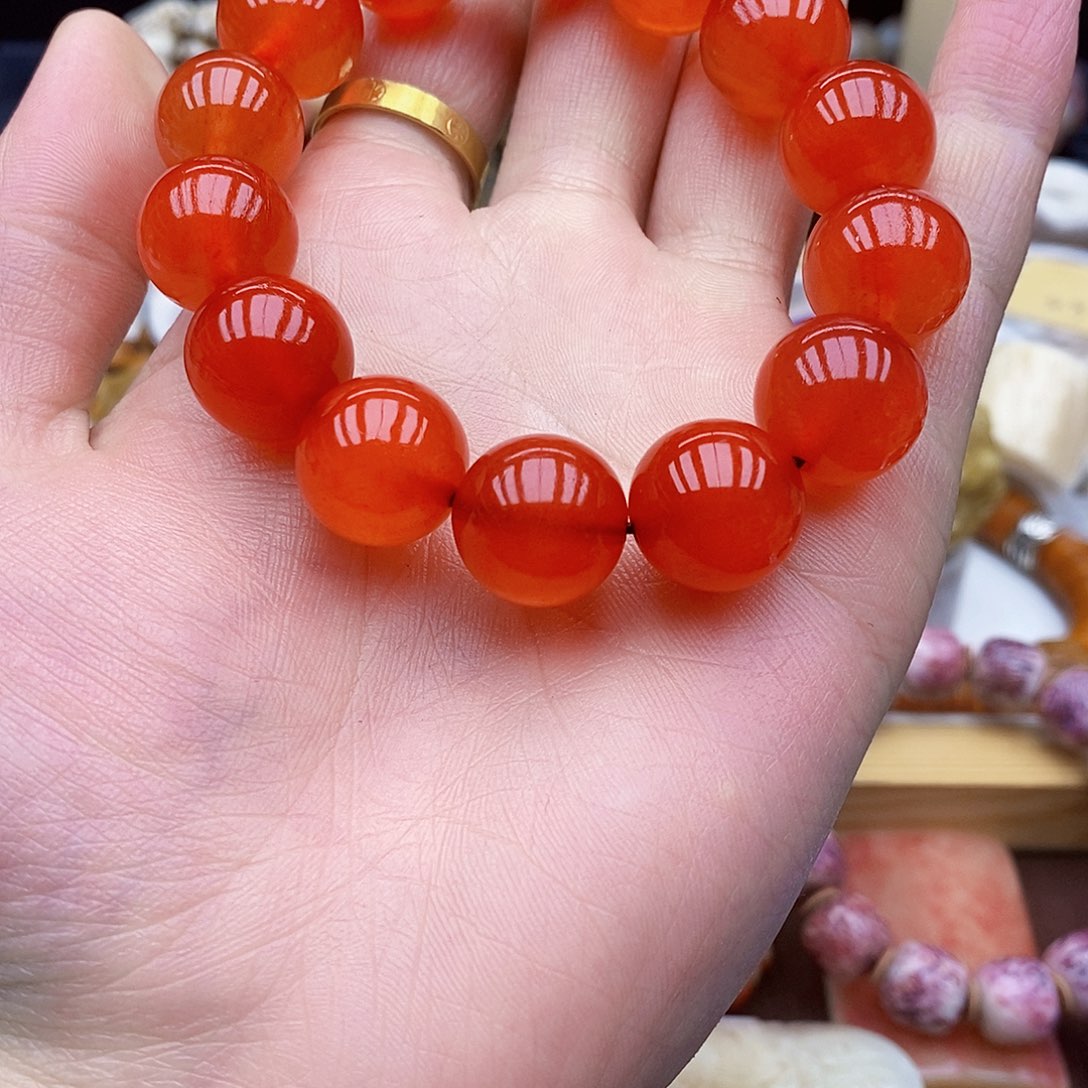 驼骨手串/手链徐*蛋16mm鱼惊石骨1255