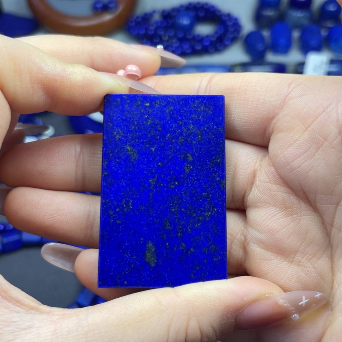 青金石未镶嵌无事牌