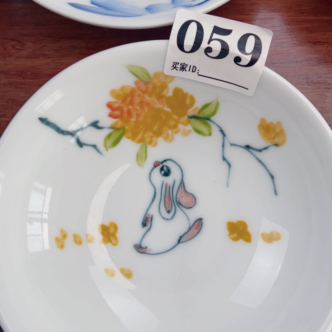 瓷片景德镇陶瓷手工手绘作品