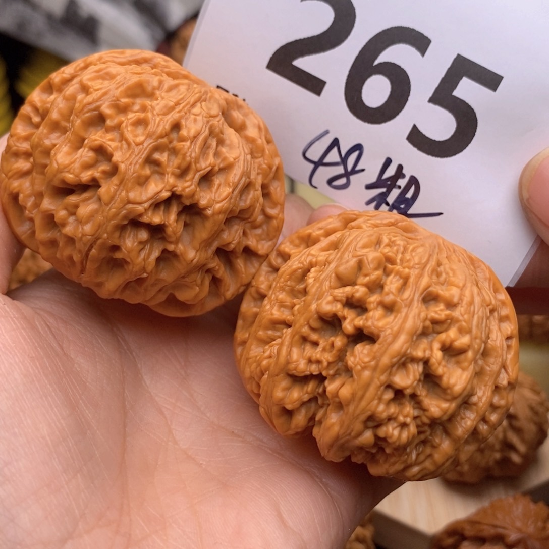 文玩核桃把件265号48粗筋
