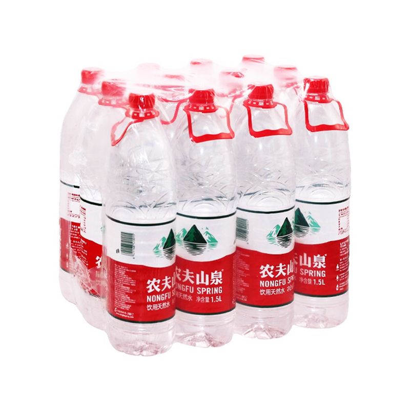 农夫山泉饮用天然水1.5L*12瓶 白膜装 大瓶装 家庭用水 品质保证