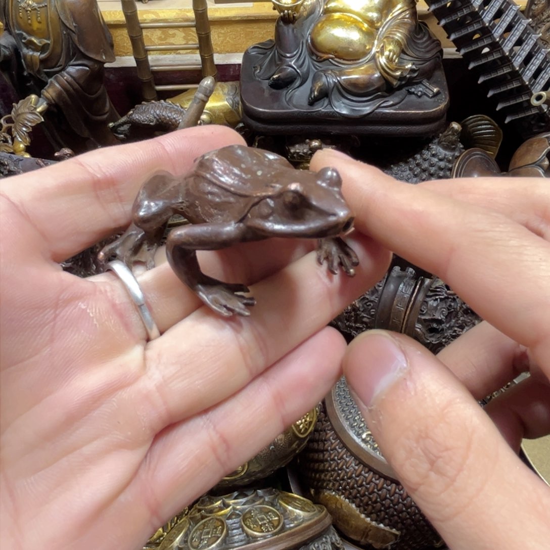 铜器把玩摆件直播1