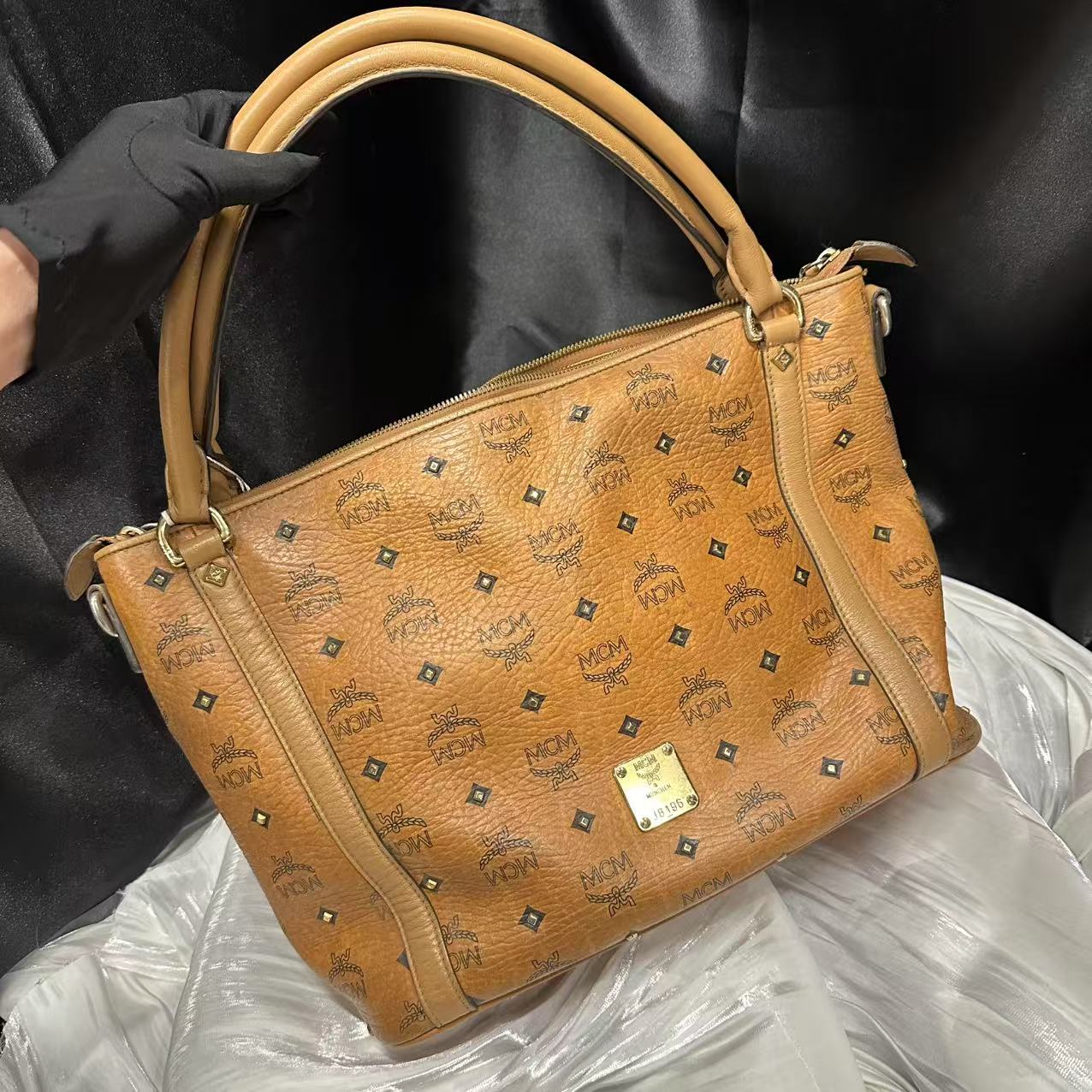 95新 MCM 伦老板/95新/Mcm托特