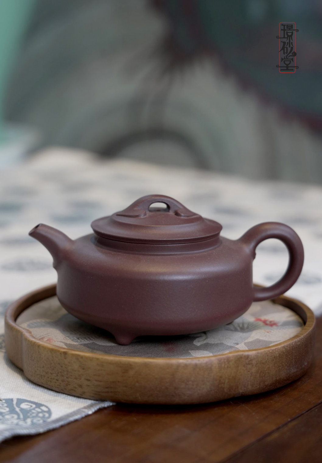 李惠胜全手工周盘紫泥紫砂壶