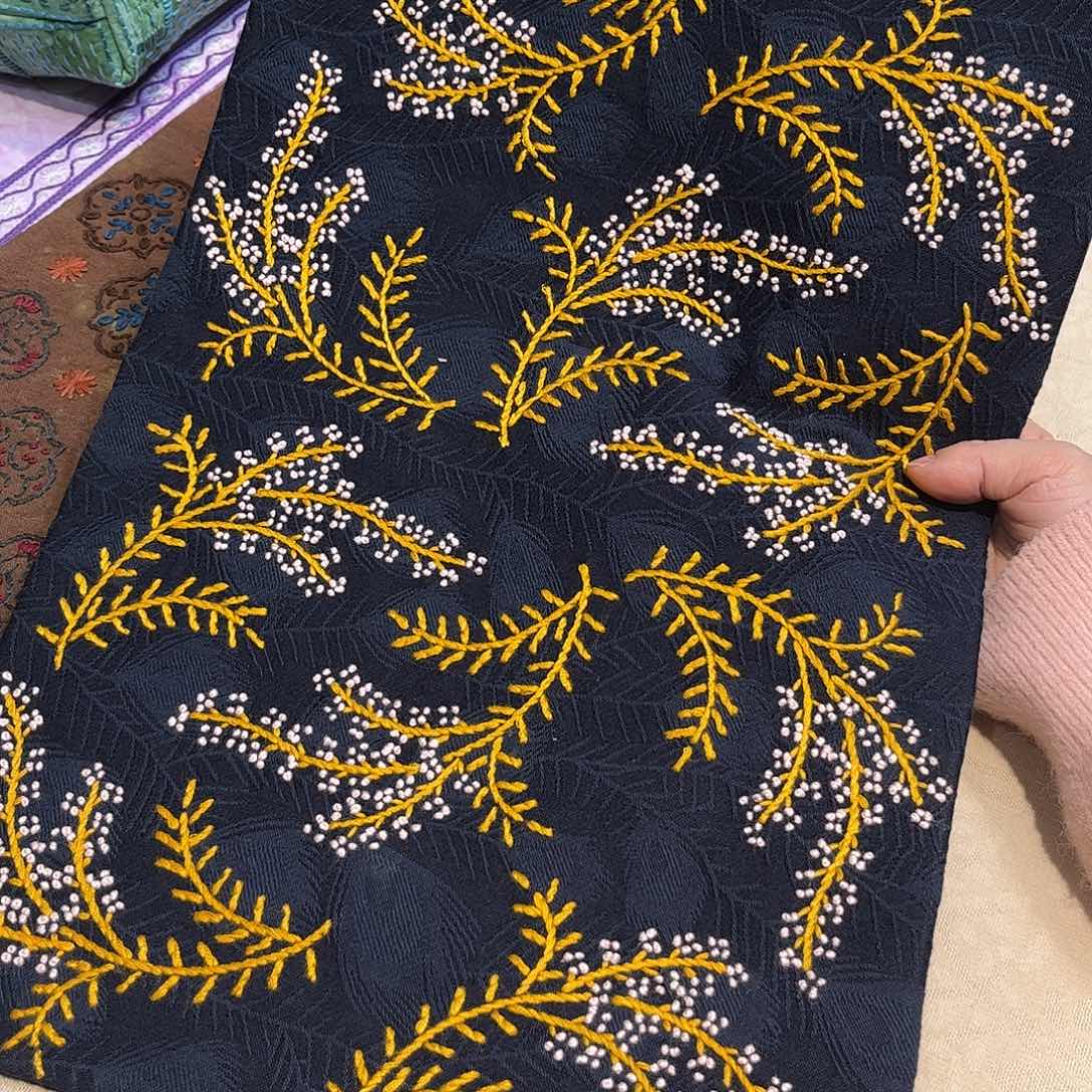 规格30.40刺子绣茶席