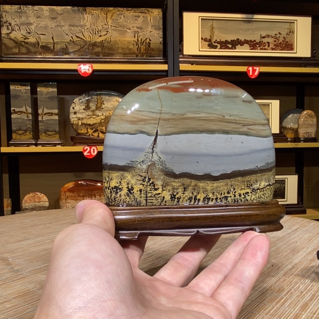 印石昌化石国画石