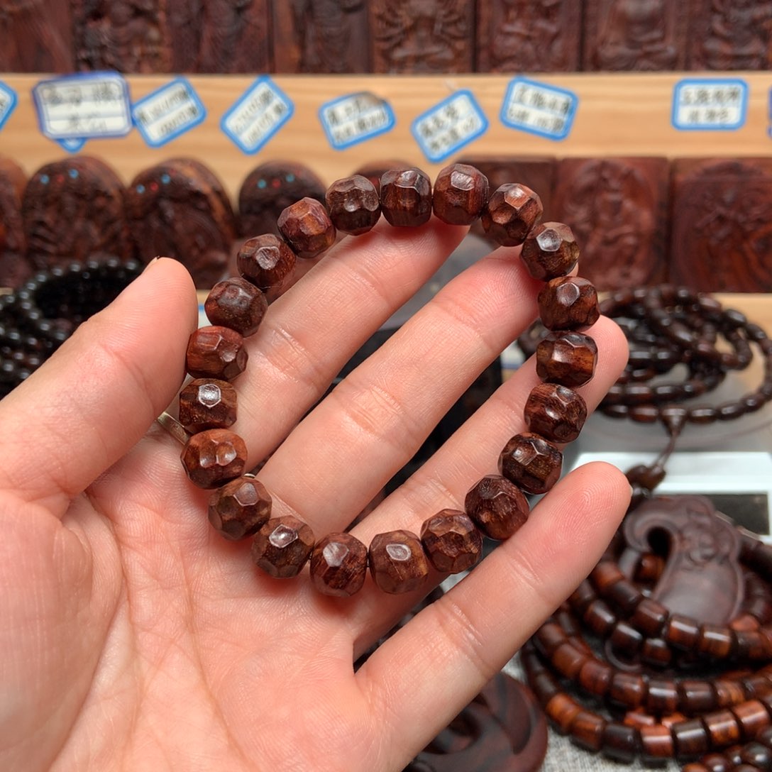 南***哥手串/手链黄花梨/降香黄檀海南黄花梨 无相手串