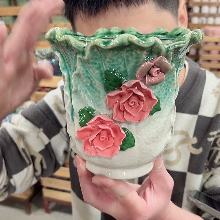 陶瓷陶瓷多肉植物花盆