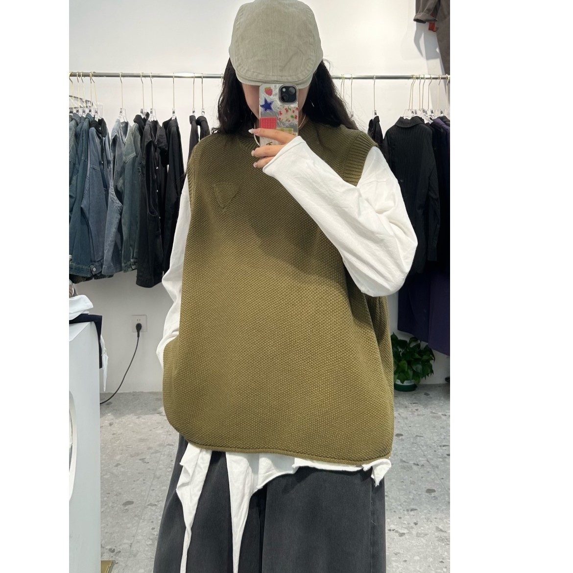 秋季新款宽松休闲百搭套头马甲127