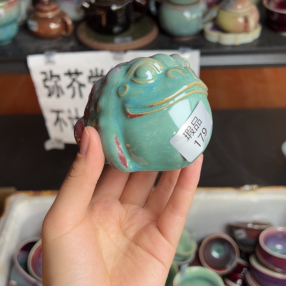 陶摆件窑口自销原矿钧瓷