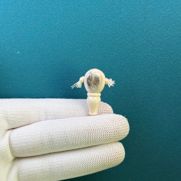 D38-11天然猛犸牙 蓝眼三通12.5*27.5mm支持鉴定 一物一图