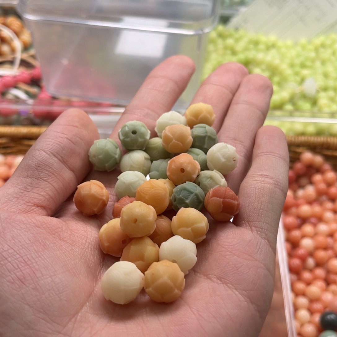 【闪购商品】白玉菩提吊坠q12/20+2颗菩提莲花