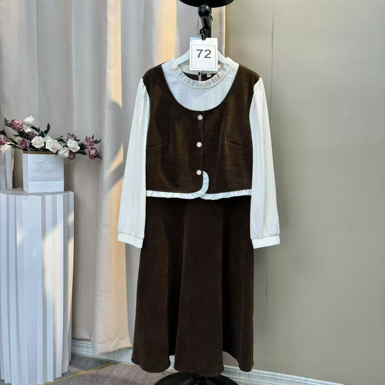 大可家200-250秋冬时尚显瘦连衣裙套装