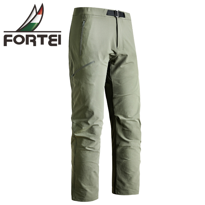 FORTEI/富鋌长裤直筒裤宽松型冲锋裤休闲裤修身防水防风登山裤