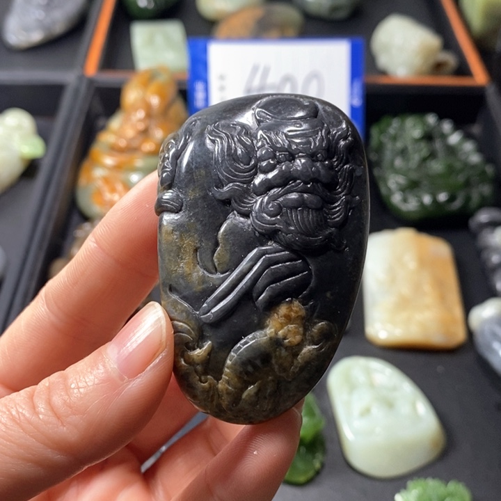 和田玉挂件未镶嵌拓*