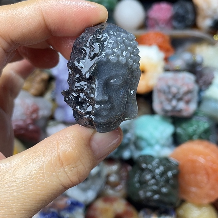 石英岩玉未镶嵌一念成佛