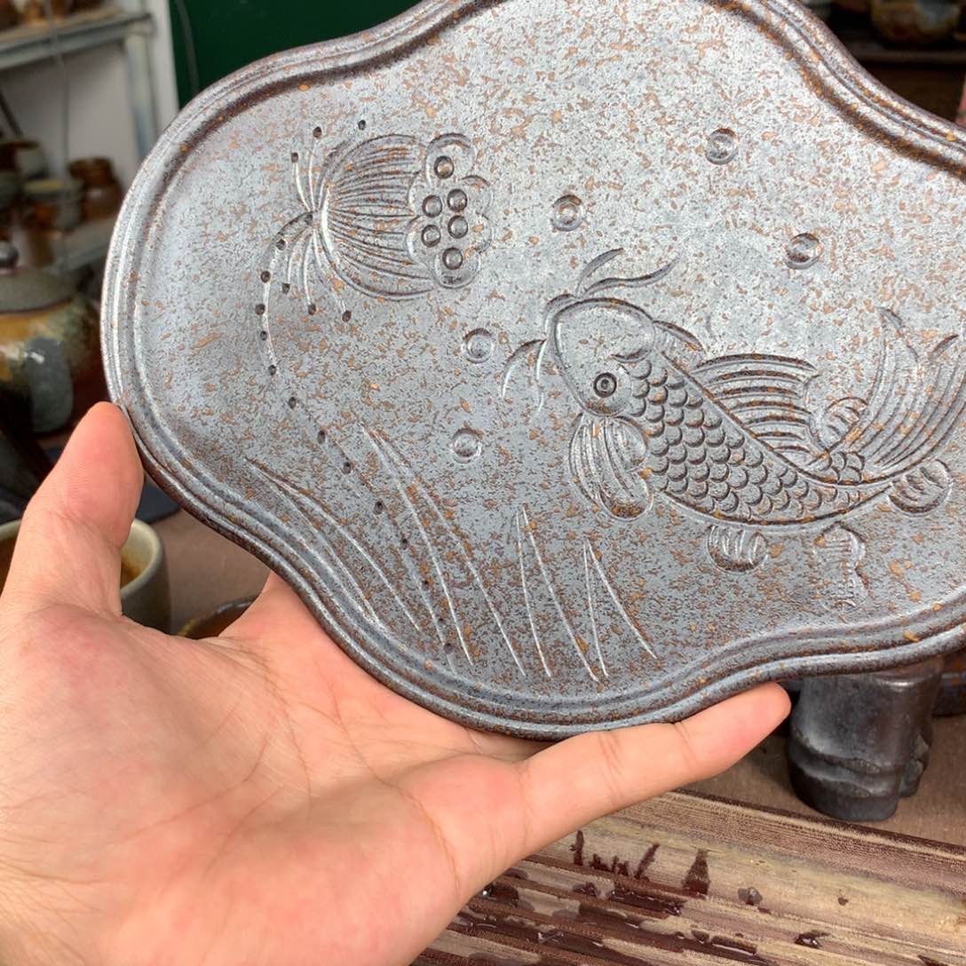 紫砂柴烧纯自然柴烧