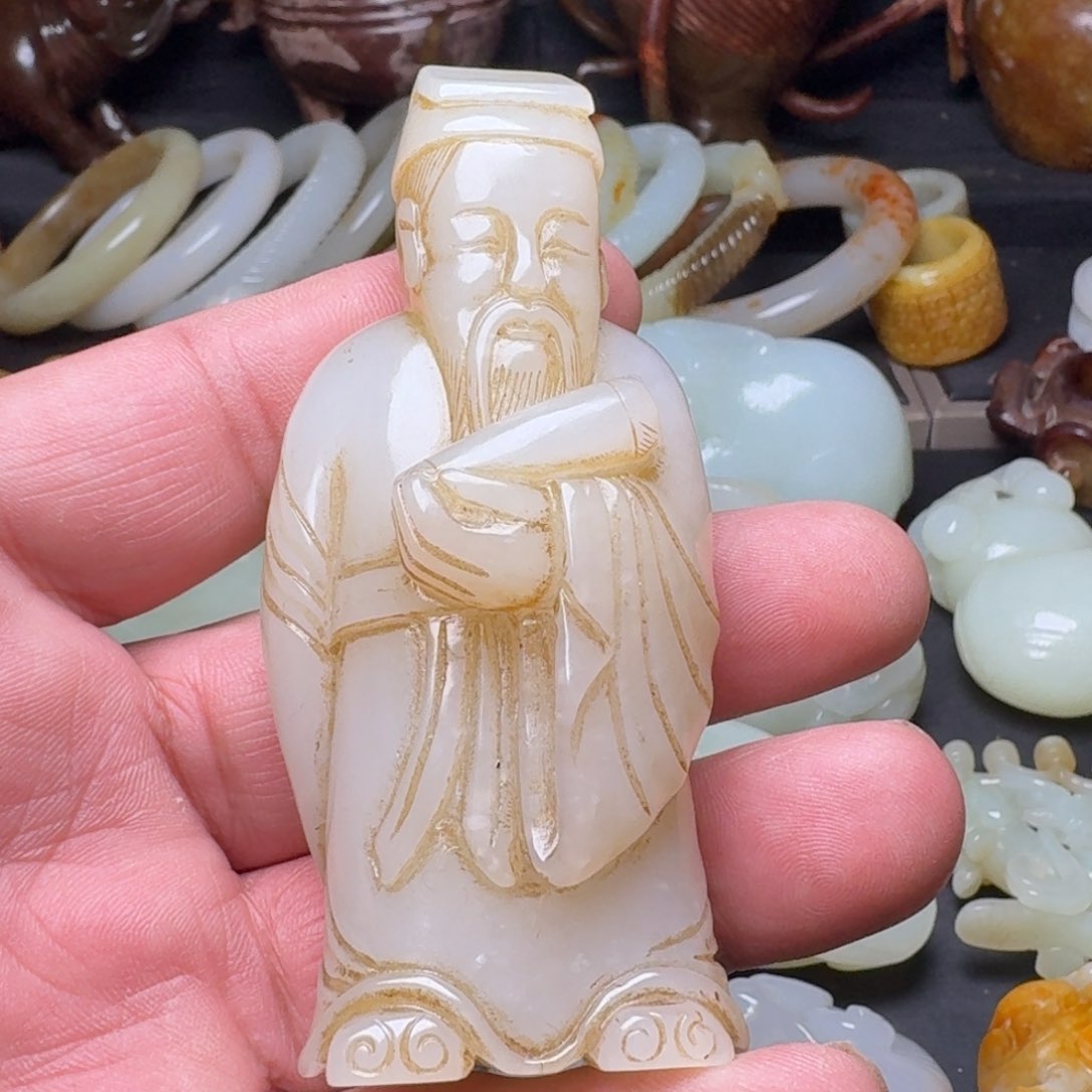 和田玉挂件未镶嵌