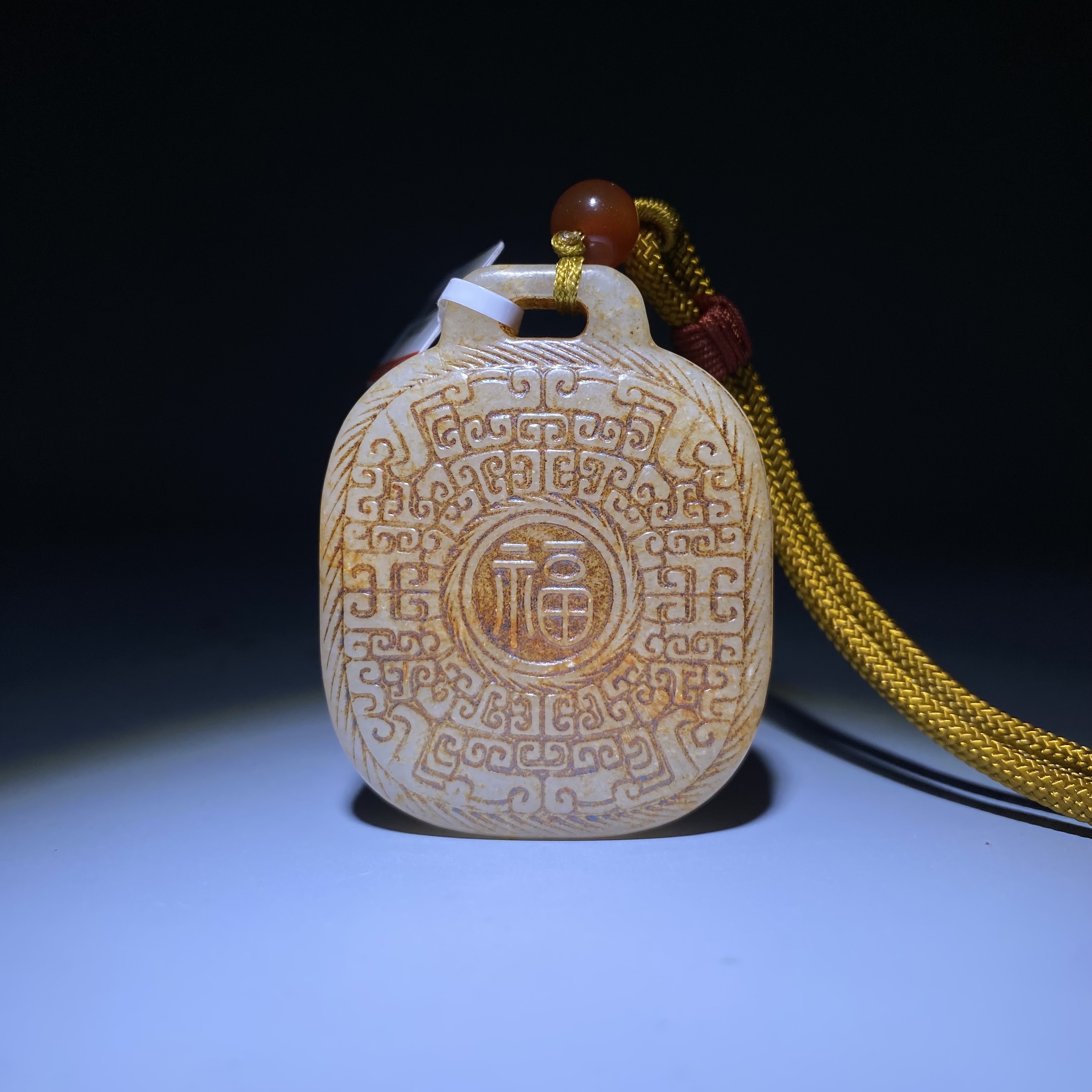 清-古玉吉祥如意挂件2504220026