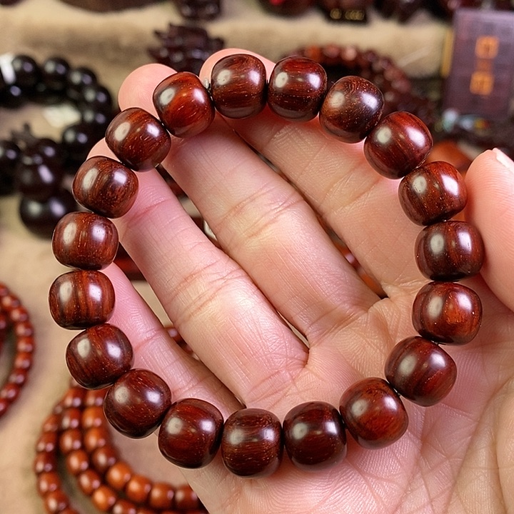 小叶紫檀手串/手链无胶无蜡11老型