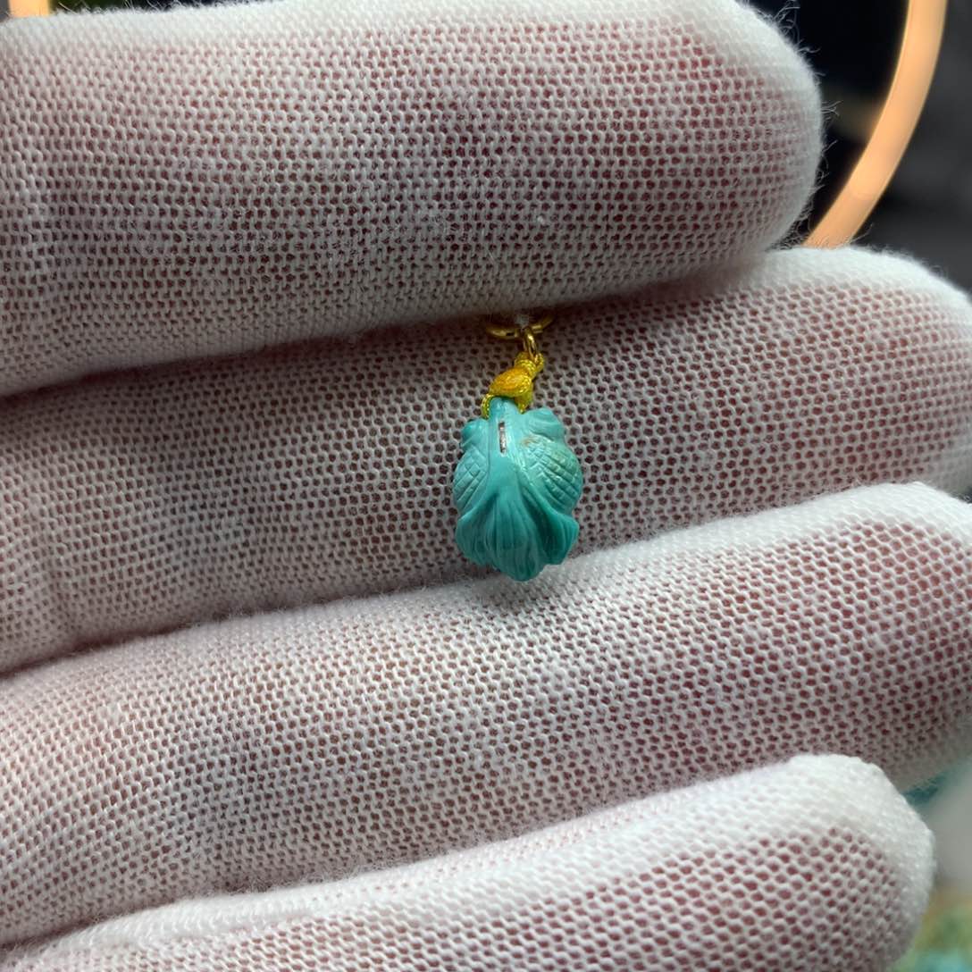 绿松石挂件未镶嵌