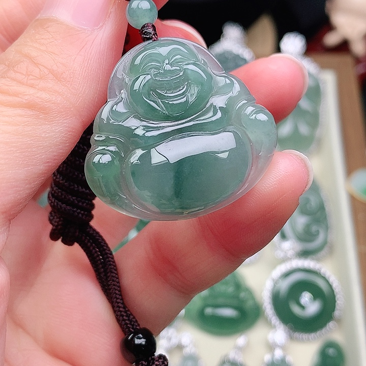 颈饰未镶嵌翡翠吊坠