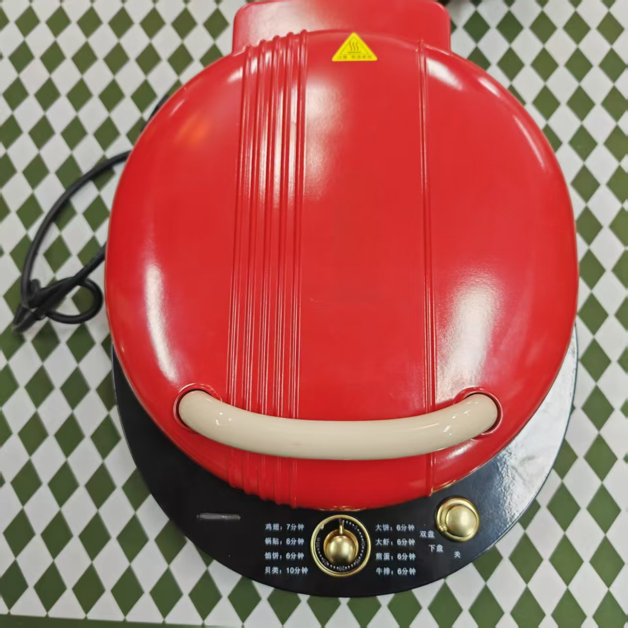 家用多功能煎烤机加大加深双面自动煎饼机烙饼锅MXJ M7241