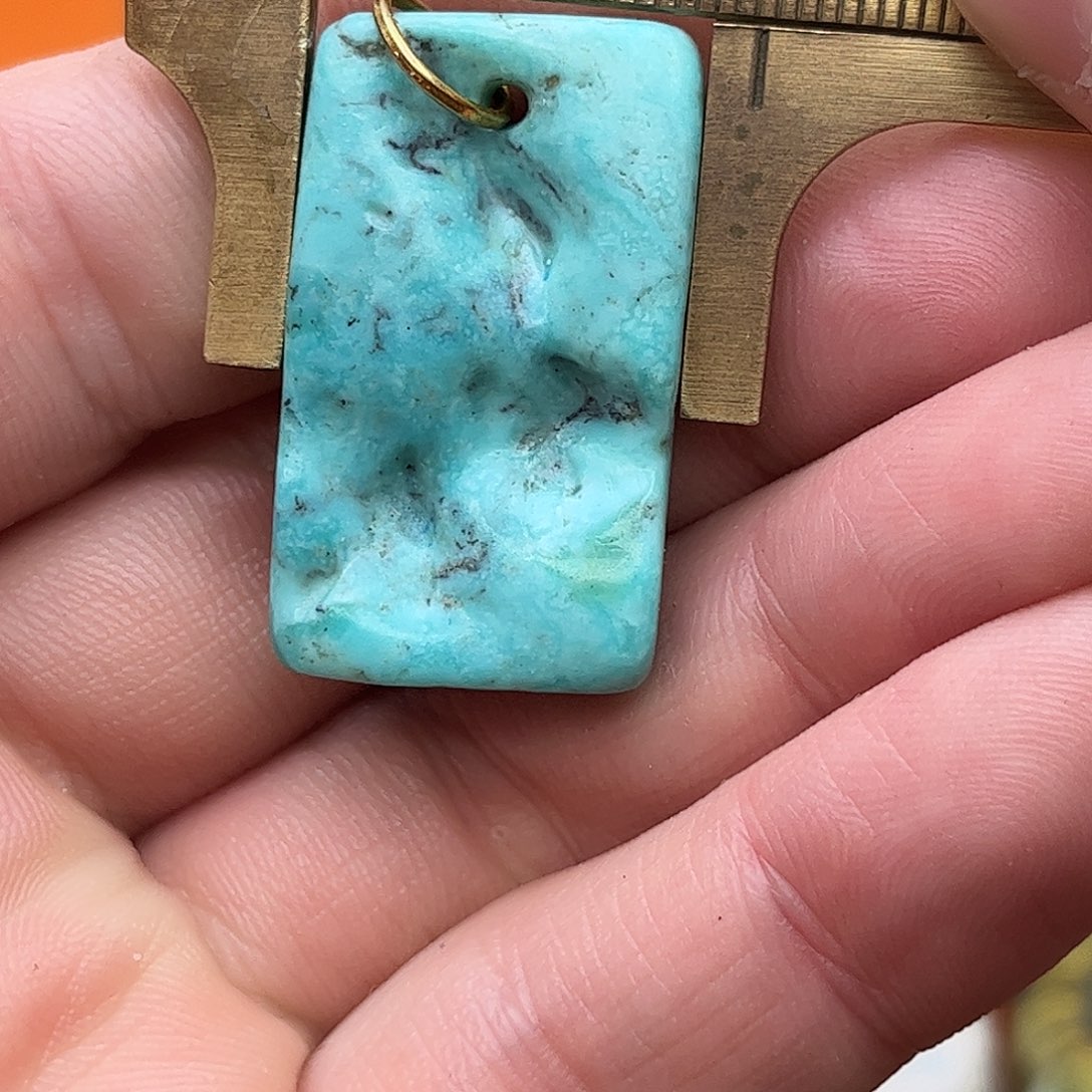 绿松石未镶嵌吊坠(不含链)