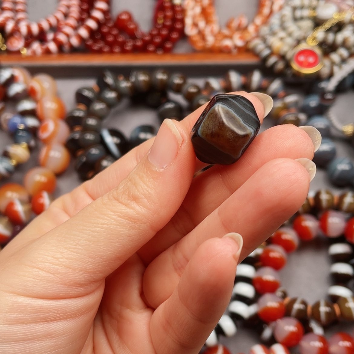 【闪购商品】合金玛瑙/玉髓珠宝半成品向*?