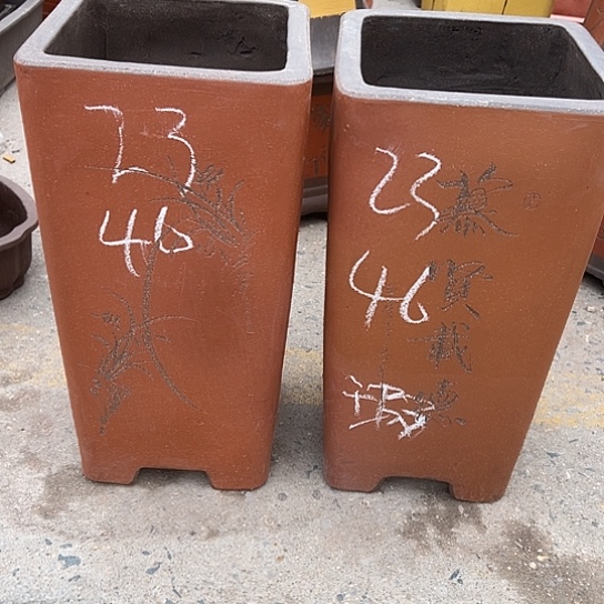 爱***食紫砂花盆透气花盆