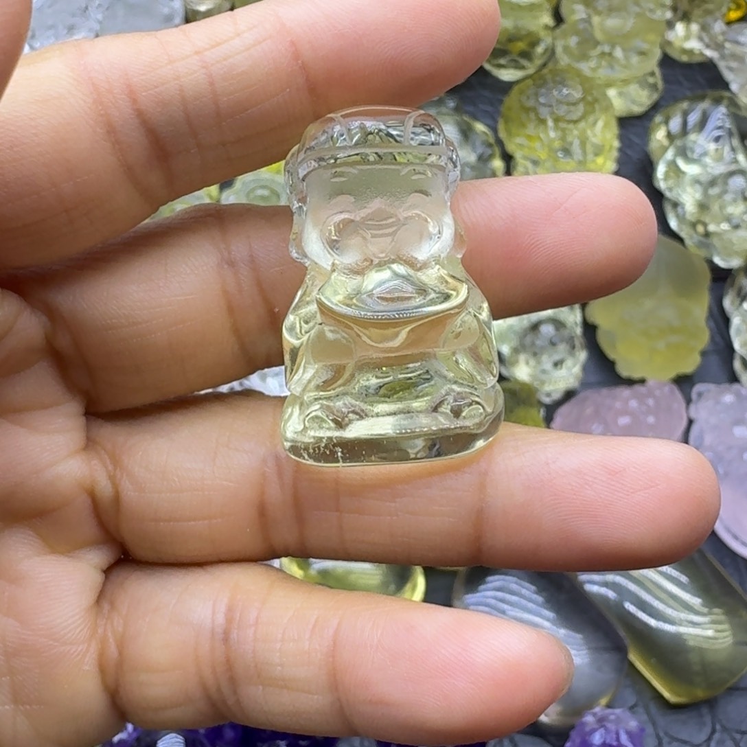 水晶未镶嵌珠宝半成品