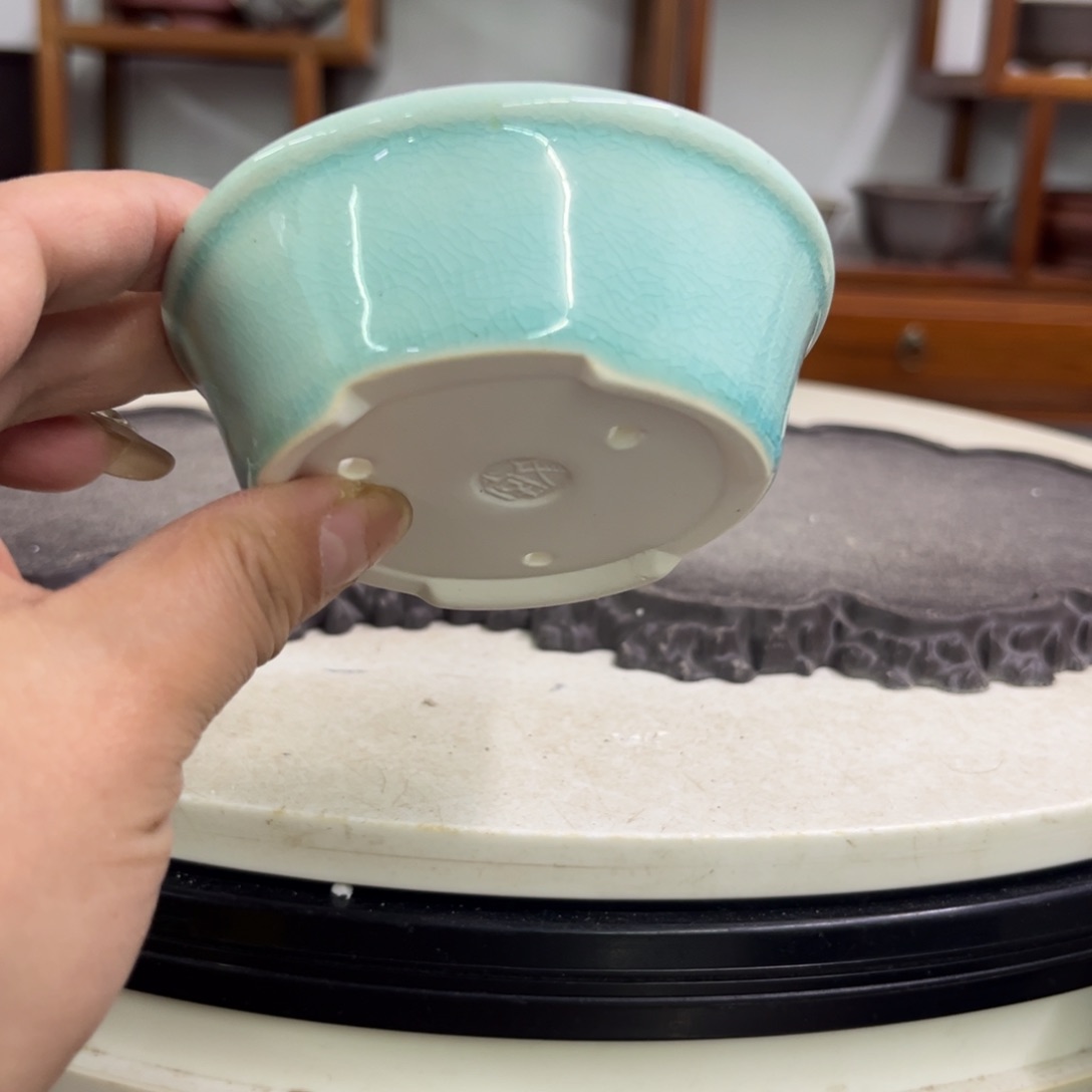 紫砂花盆瑕疵3-9。。。