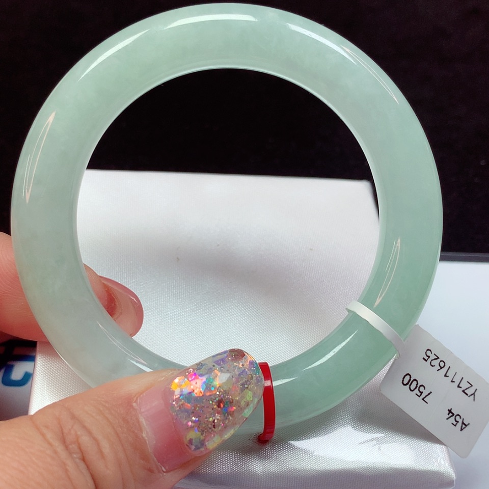 【闪购商品】翡翠手镯未镶嵌天然翡翠手镯54