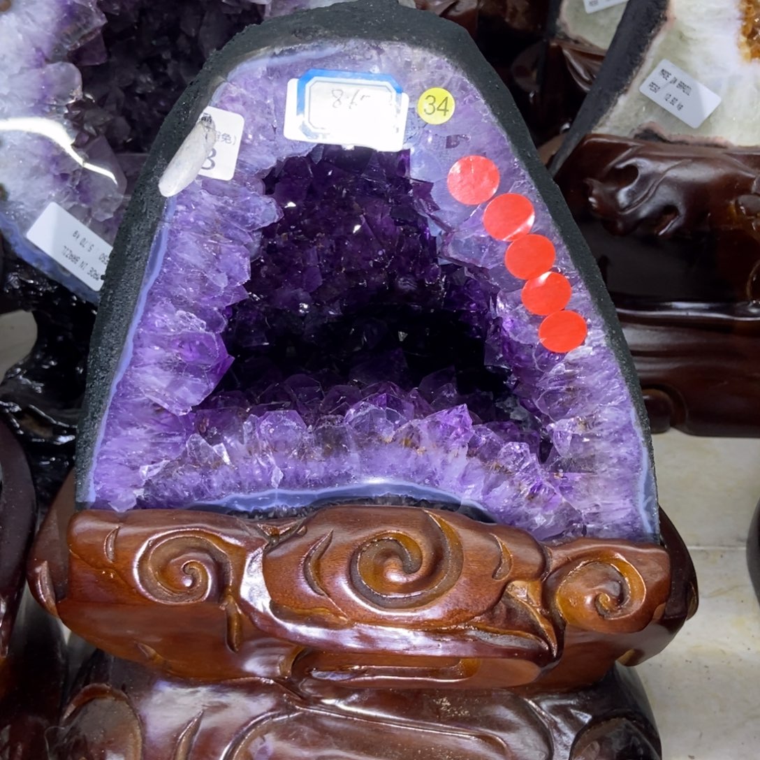 未镶嵌紫晶大型摆件（非配饰）潘