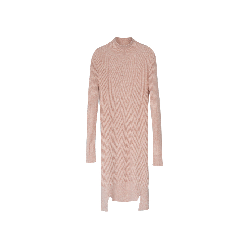 【小余专属】冬季连衣裙女士针织长袖修身中长款AW2241234743