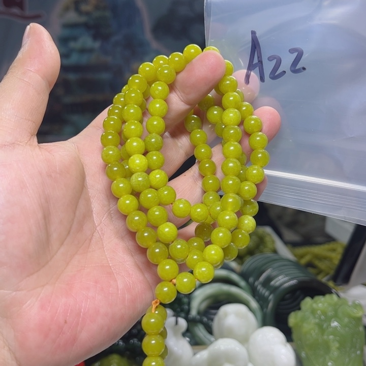 蛇纹石玉颈饰未镶嵌1****叔